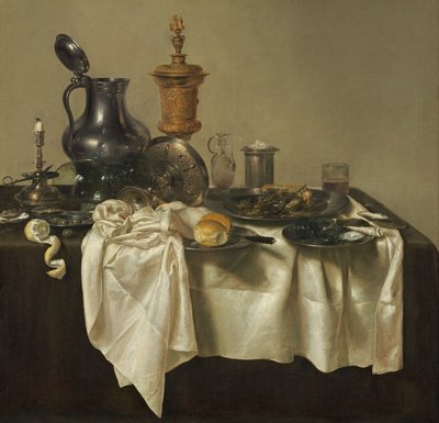 ミンチパイの宴会作品 作： Willem Claesz. Heda